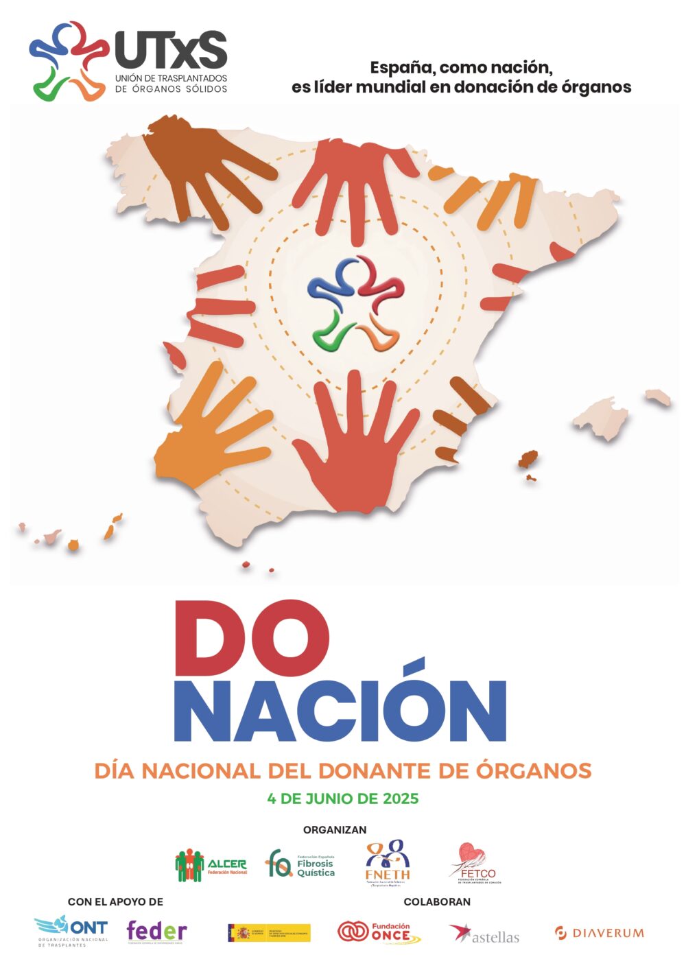 Cartel Día Nacional del Donante de Órganos 2025