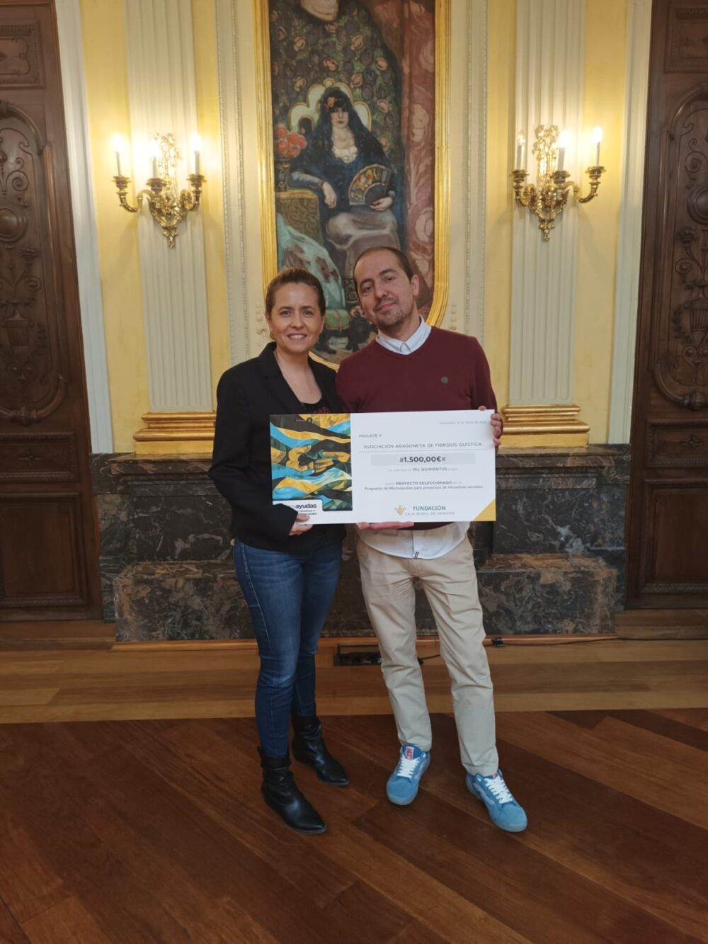 Recogida de premio